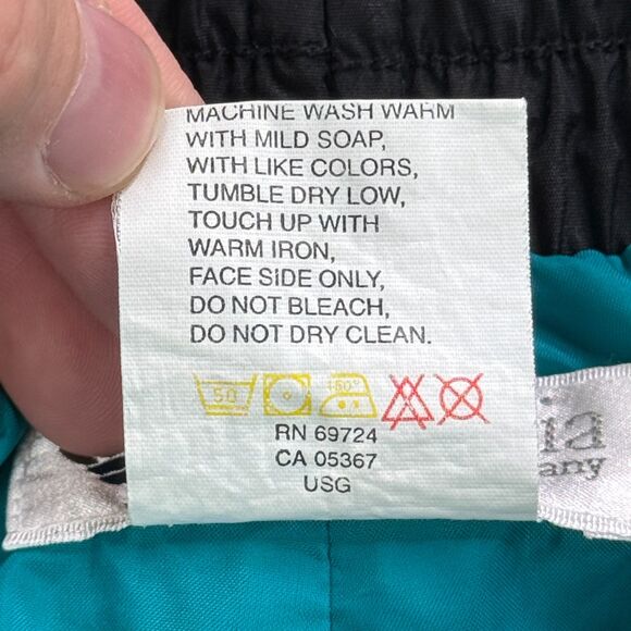 Vintage Y2K Columbia Snow Pants Men’s M Teal Nylon Elastic Waist SM 8320 F4 - Picture 13 of 15